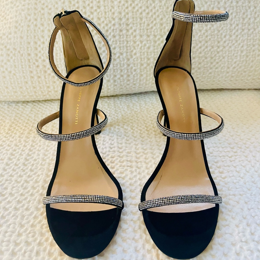 Giuseppe Zanotti Black Size 39.5 Sandal
